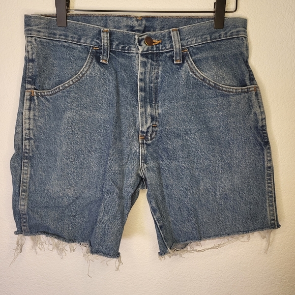 Rustler Raw Hem Jean Short Shorts size 30 - Picture 1 of 5